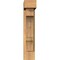 Ekena Millwork Balboa Block Smooth Bracket w/ Offset Brace, Western Red Cedar, 5 1/2"W x 16"D x 28"H BKT0604X16X28BOA05SWR - alternate 4
